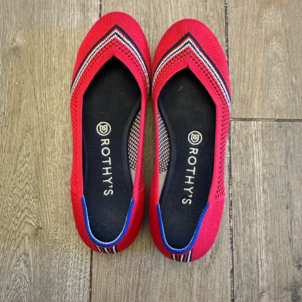 Rothy's Women's Red Flats